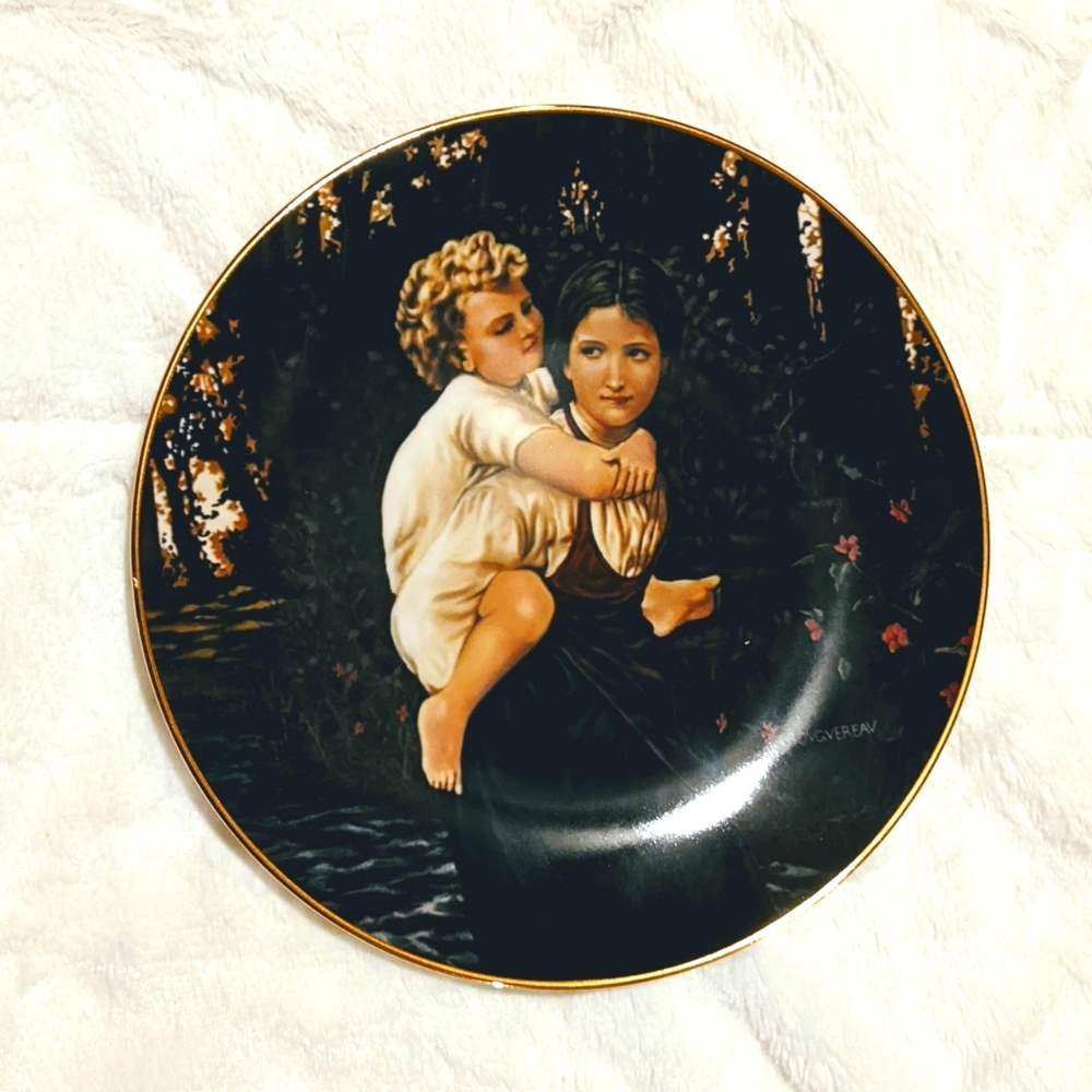 Collector's Plate Jean Jeanette Wm. A Bouguereau Victorian Collector's Item 8.5"